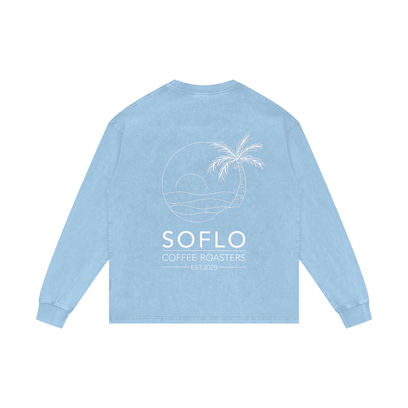 Acid Wash Oversized Long Sleeve