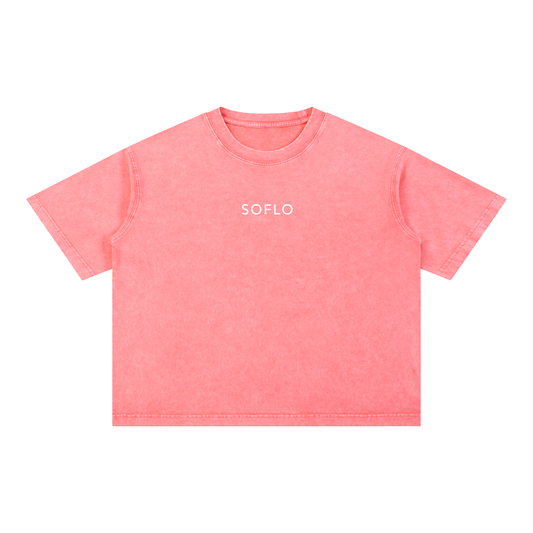 Mineral Wash Boxy Tee