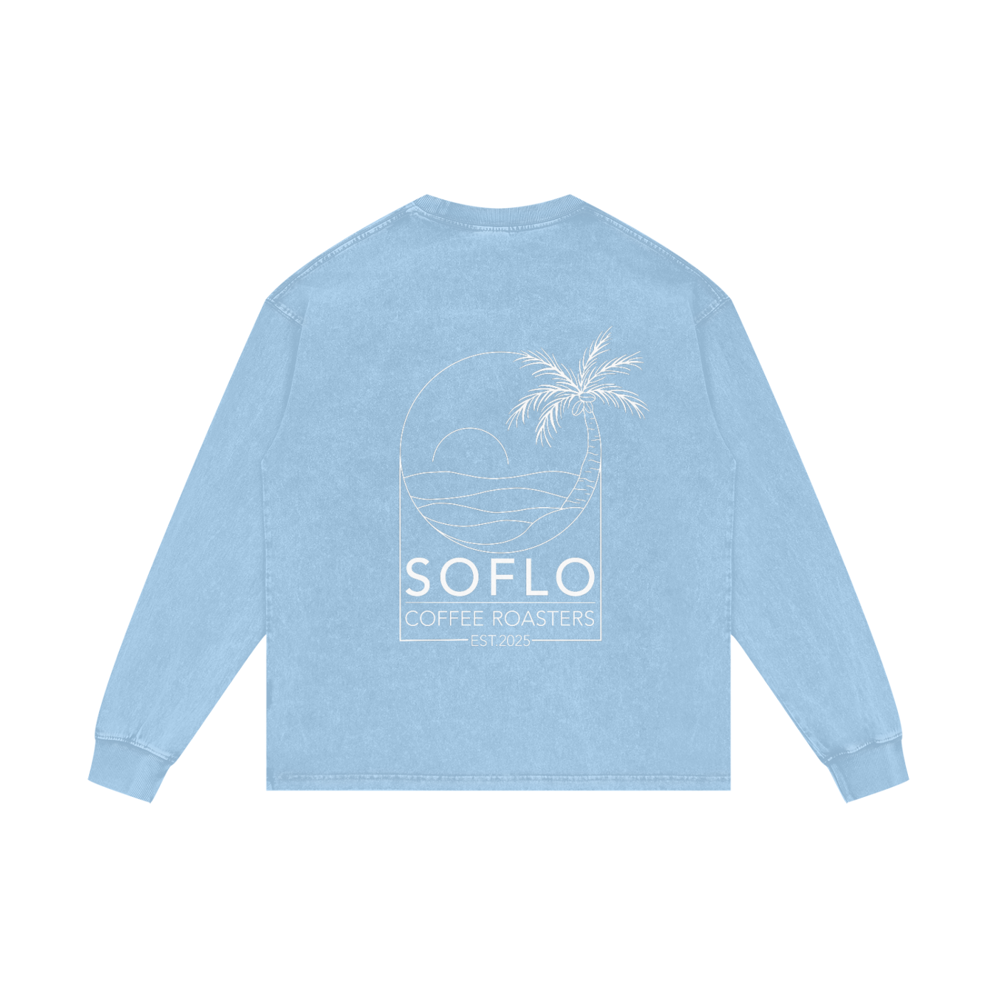 Acid Wash Oversize Long Sleeve T-Shirt