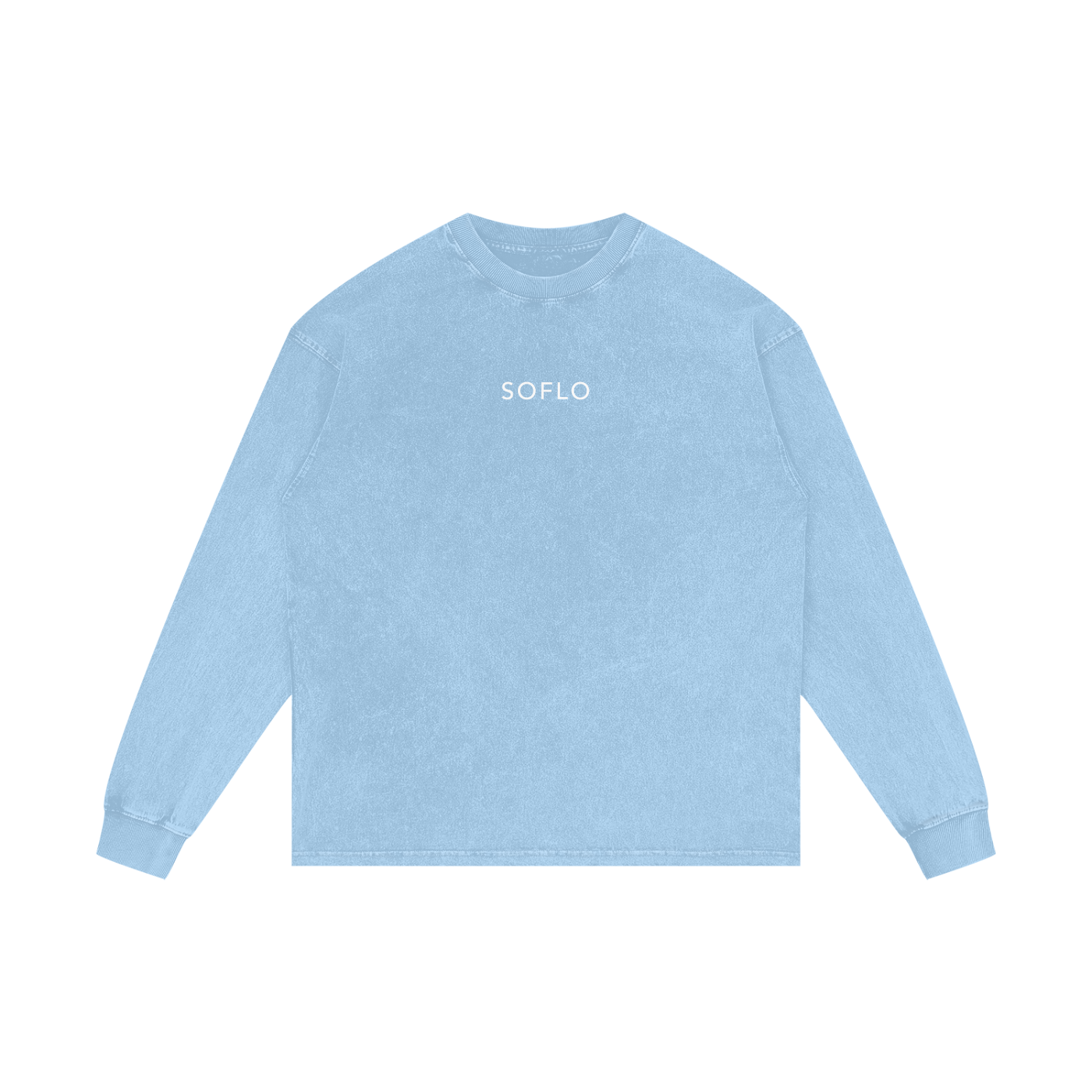 Acid Wash Oversized Long Sleeve