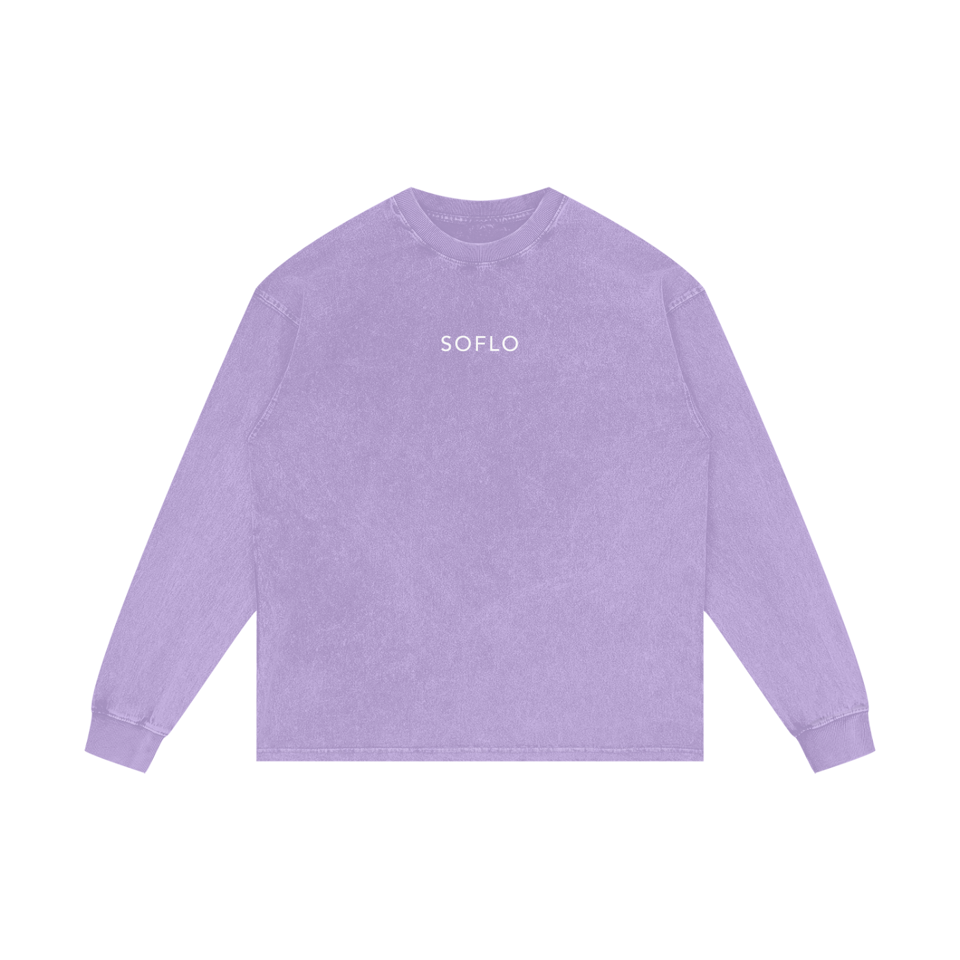 Acid Wash Oversized Long Sleeve